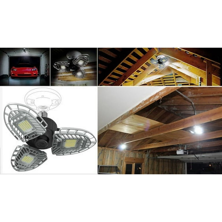 Triple led deals garage light