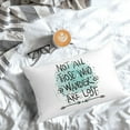 thumbnail image 3 of Salouo Not All Who Wander Are Lost1 Pattern Pillow Cases,1PC Pillow Covers with Envelope Closure Decorative Pillow Case for Bed Couch,Pillows Not Included-14"x20", 3 of 6