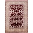 thumbnail image 1 of Ahgly Company Indoor Rectangle Mid-Century Modern Rose Pink Oriental Area Rugs, 6' x 9', 1 of 6