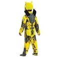 thumbnail image 2 of Boys Size (3T-4T) Bumblebee Classic Muscle Halloween Toddler Costume Transformers Rise of the Beasts Movie, Disguise, 2 of 7
