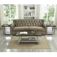 thumbnail image 2 of Roundhill Furniture Athens Wood Coffee Table Set in Weathered Walnut/Gray, 2 of 8