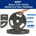 XPRT Fitness Olympic 2Inch Cast Iron Grip Weight Plates, 2.5lb pair
