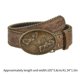 thumbnail image 3 of Unisex Waist Belt Punk Chain for Cowboy Cowgirl Carved Flower Buckle Retro Floral Buckle Waist Chain Belt, 3 of 4