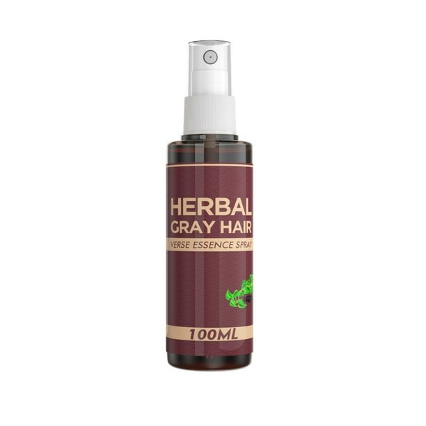 Fiudx Solución para Canas, Spray Estimulante a Base de Hierbas, Suero Restaurador Del Equilibrio Graso, Cuidado Del Cuero Cabelludo Sin Caspa, Potenciador Natural Melanina, Uso Diario, Fórmula Antien