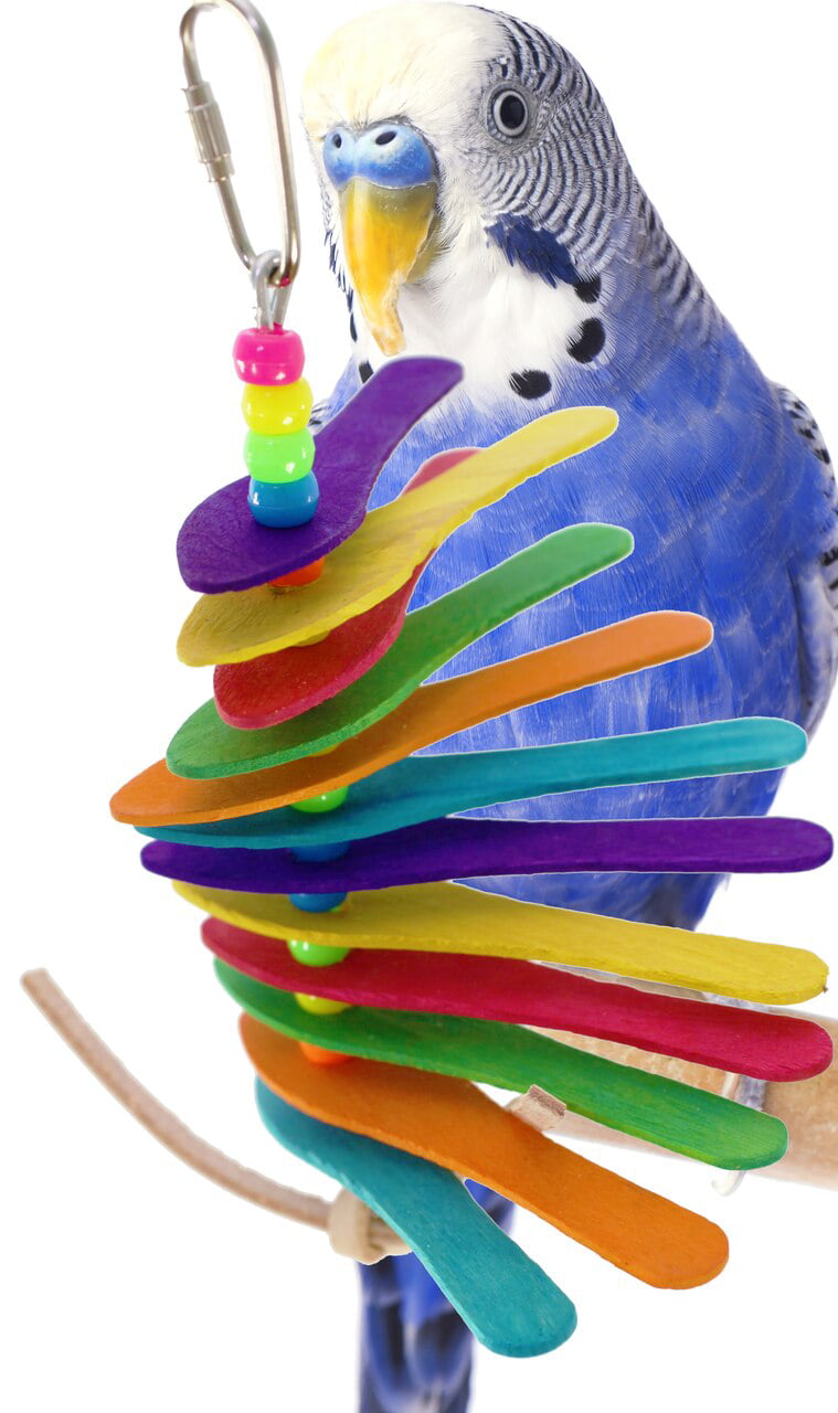 1874 Wibbly Ring Bird Toy parrot cage toys cages parakeet lovebird cockatiel 
