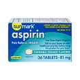 thumbnail image 4 of Sunmark Adult Low Dose Orange Aspirin Chewable Tablets, 81 mg, 36 Count, 4 of 6