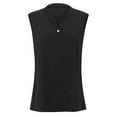 thumbnail image 3 of Mgmyaa Women's Casual Tank Tops Summer Sleeveless V Neck Split Hem Shirt Tops, 3 of 4