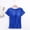 Dark Blue, variant on Women Built-in Bra T Shirt Top Short Sleeve Round Neck Basic Tees Casual Fitted Going Out Tops Blue M