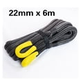 thumbnail image 2 of 22mm X 6m Recovery Tow Rope 12000kg/26400lb Breaking Strength, Nylon Kinetic Recovery Rope For ATV, UTV, Truck ,Easy to Carry, 2 of 6