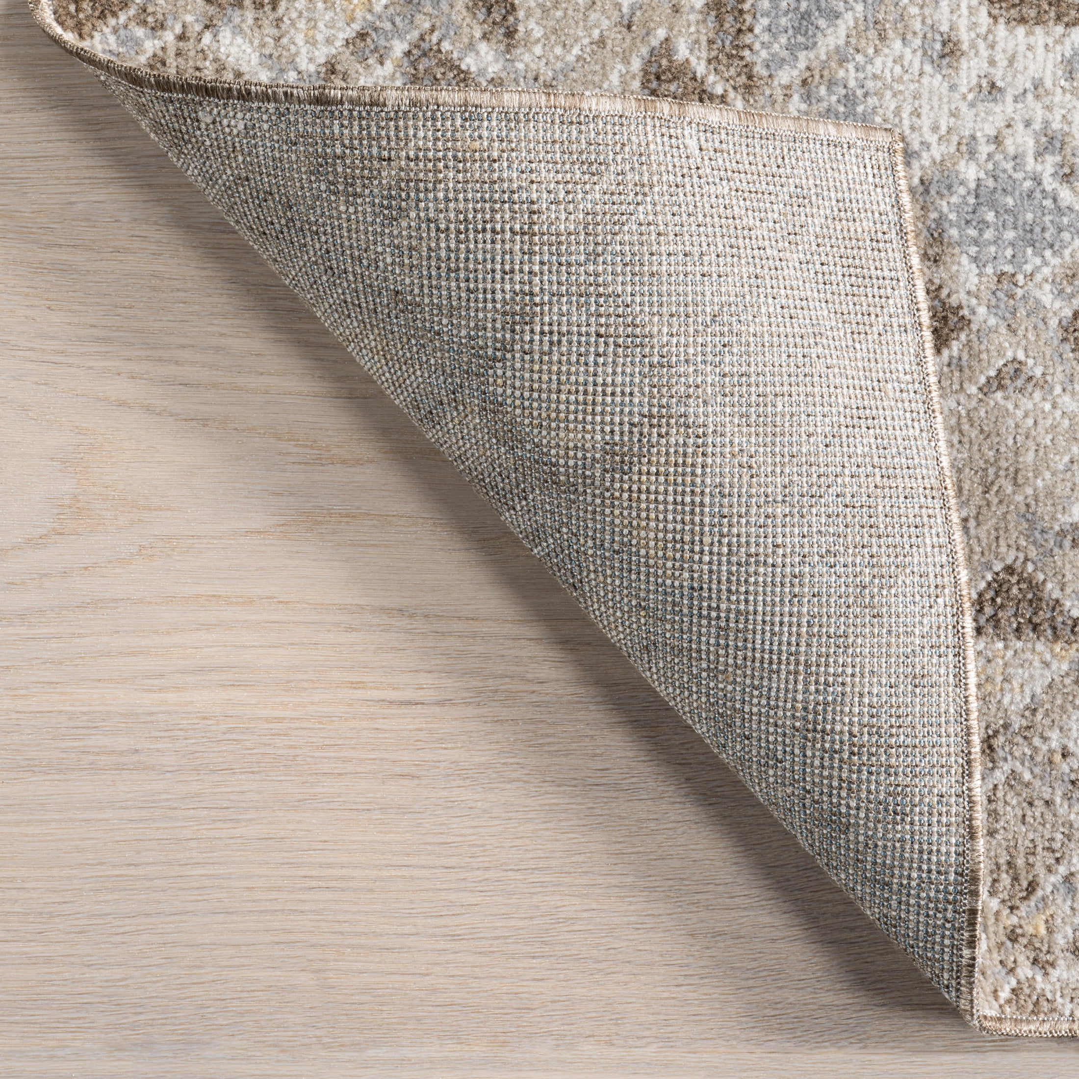 Nuloom Carley SpinClean Machine Washable Geometric Area Rug, 8' 10" x 12', Carley Beige