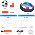 thumbnail image 6 of Allaugh Hover Soccer Ball with 2 Goals, Rechargeable Soccer Toy with Colorful LED Light, Indoor Air Floating Soccer Set for Kids 3-10 Y, Blue, 6 of 10
