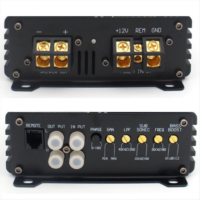 Single Channel Amplificador Class D Digital Car Amplifier 600W High-Power Car Amplifier Car Audio Modification K-600.1D