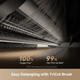 thumbnail image 5 of DREAME Robot Vacuum and Mop,13000Pa Suction, Pet Hair Anti-Tangle with TriCut Brush, 100 Days Auto-Empty, Mop Self Mop Cleaning & Drying, Smart Obstacle Avoidance, Voice & App Control,White, 5 of 7