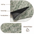 thumbnail image 2 of Green Floral Bathroom Rug Washable 2x3 Entryway Rug Non Slip Spring Flowers Pattern Botanical Vintage Front Door Mat Low Pile Indoor Doormat Throw Floor Carpet for Kitchen Bedroom Entrance, 2 of 8