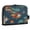 Flowers and Palm Trees Pattern, variant on Pencil Bag with Magnetic Foldable Base Large Capacity Stand-Up Pencil Case Durable Nylon Pen Pouch Green Palm Tree Pattern