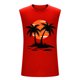 thumbnail image 3 of Camisetas de Algodón de Cuello Alto para Mujeres Pullover Deportivo de Alta Elasticidad sin Mangas, Cuello Redondo Tanque de Fitness para Entrenamientos Y Ocasional, 3 of 7