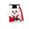 thumbnail image 2 of KAKOWELY 10 piezas de oso de peluche para decoración de graduación, muñeco de peluche para mesa., 2 of 4