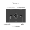 thumbnail image 3 of Audio Switch 2 in 1 Out Switcher Passive Speaker Headphone, 3 of 6