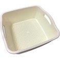 thumbnail image 4 of Cesta portátil para tareas de cocina, material seguro que garantiza la salud familiar, sistema de drenaje eficiente para frutas y verduras (10,4" x 8" x 5,1"), 4 of 4