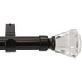 thumbnail image 2 of Meriville Tondo 1-Inch Diameter Single Curtain Rod Set, 48–84 Inch Adjustable, Crystal Finials, Royal Gold, 2 of 4
