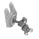 thumbnail image 2 of Soporte para teléfono con Oso Lindo, innovador, multifuncional, portátil, Kung Fu Bear, soporte para tableta y teléfono móvil de escritorio, color gris plateado, 2 of 12