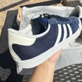 thumbnail image 4 of Ad-id-as Nora Men's Skateboarding Shoes Collegiate Navy White IG5258 Size 11.5, 4 of 6