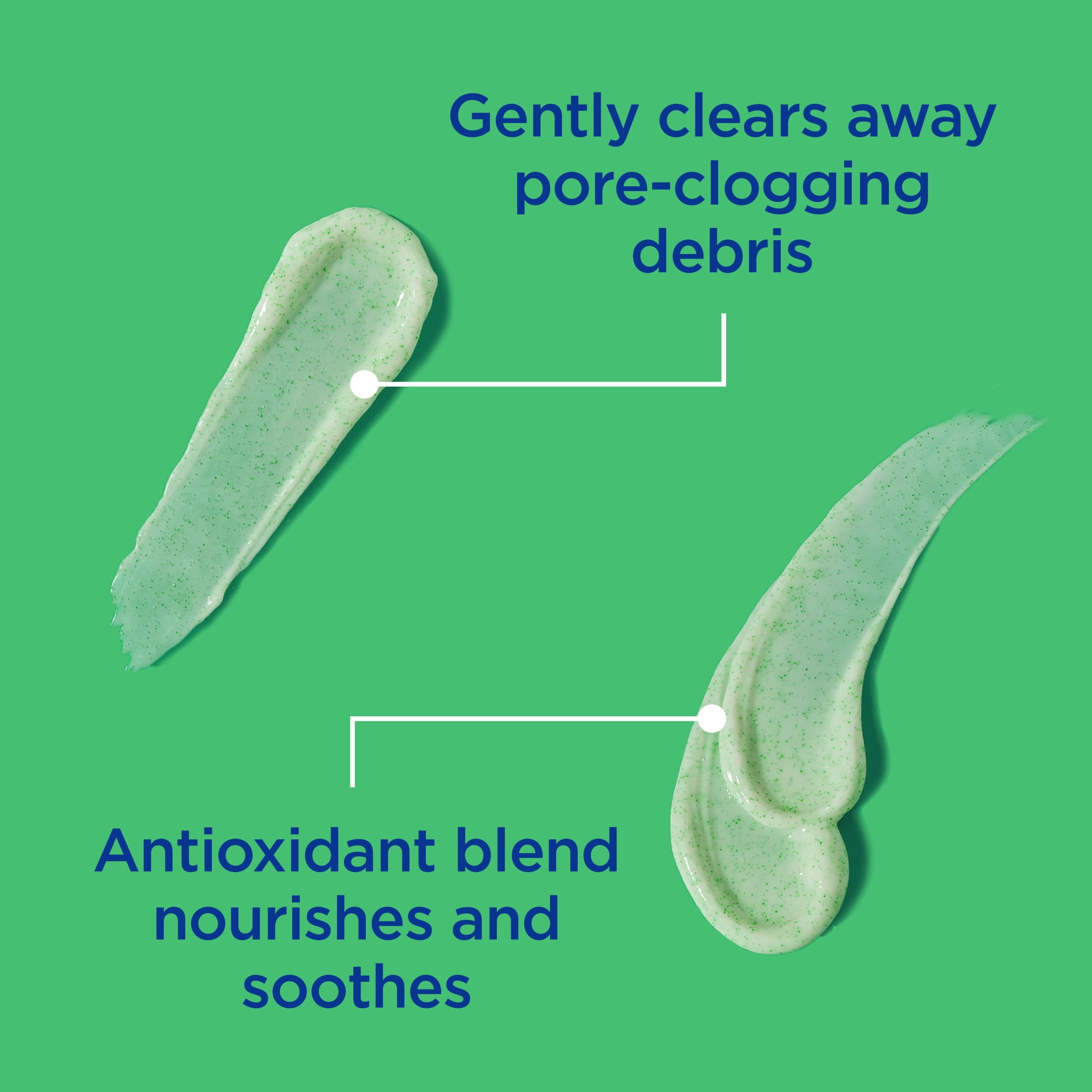 Differin Cleanse Daily Brightening Exfoliator with Antioxidant Blend, Gentle Face Scrub for Acne-Prone Skin, Jojoba Beads, 6 fl oz​