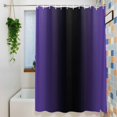 thumbnail image 3 of Purple Black Ombre Waterproof Shower Curtain, 48"x72" Washable Polyester Fabric Shower Curtains for Bathroom, Gradient Contemporary Abstract Art Decorative Bathtub Curtain Sets with Hooks, 3 of 9