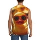 thumbnail image 4 of Balery Sunglasses Yellow Duck Camisetas sin mangas para hombre, absorbe la humedad y protege contra el mal olor.-Large, 4 of 7