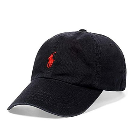 Polo Ralph Lauren Hat, Core Classic Sport Mens Cap,Black/Red Pony, One Size  | Walmart Canada