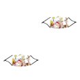 thumbnail image 1 of maskred Christmas Themed Dust Mask Printing Dustproof Polyester Face Mask with Elastic Earband and Filter Type 4 1# 2Set, 1 of 6