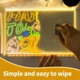thumbnail image 4 of Glow and Grow Drawing Board, Montessori LED Drawing Board – Light-Up Creativity for Kids, Creative Rewritable Acrylic LED Message Board-Come with 7 Pens, LED Drawing Tablet (12 * 8in), 4 of 7