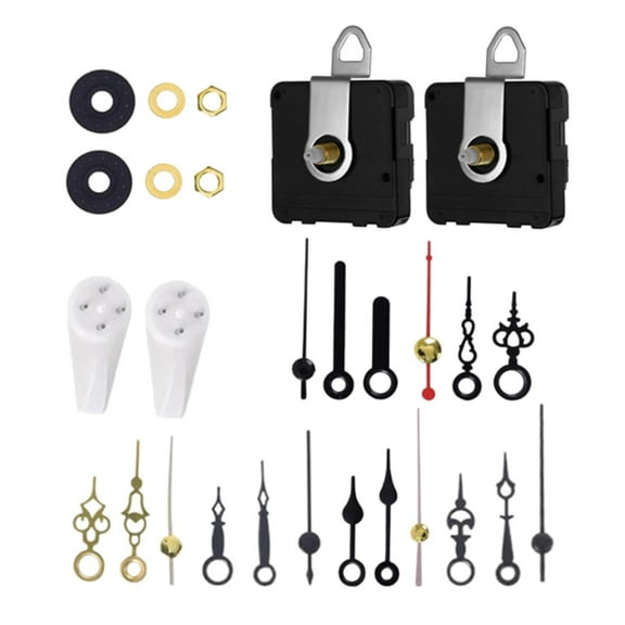 Wall Clock Movement Mechanism, W/ 6 Sets Hands , Clock Motor B,attery Operated Replacement ,Repair Tool and