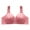 Pink, variant on Viikei Women Bras Plus Size Womens Bras Clearance Bras for Women 3-Pack Top Bra Wire Free Underwears Base Vest Style Sports Lingerie