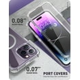 thumbnail image 6 of i-Blason AresMag Glass Compatible with MagSafe for iPhone 14 Pro Max Case 6.7 inch (2022), [9H Tempered Glass] Full-Body Clear Rugged Bumper Case with Built-in Tempered Glass Screen Protector (Clear), 6 of 10