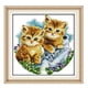 thumbnail image 1 of Patrón de gatos impresos Zulema Patrones de punto de cruz 33 x 33 cm, 1 of 8