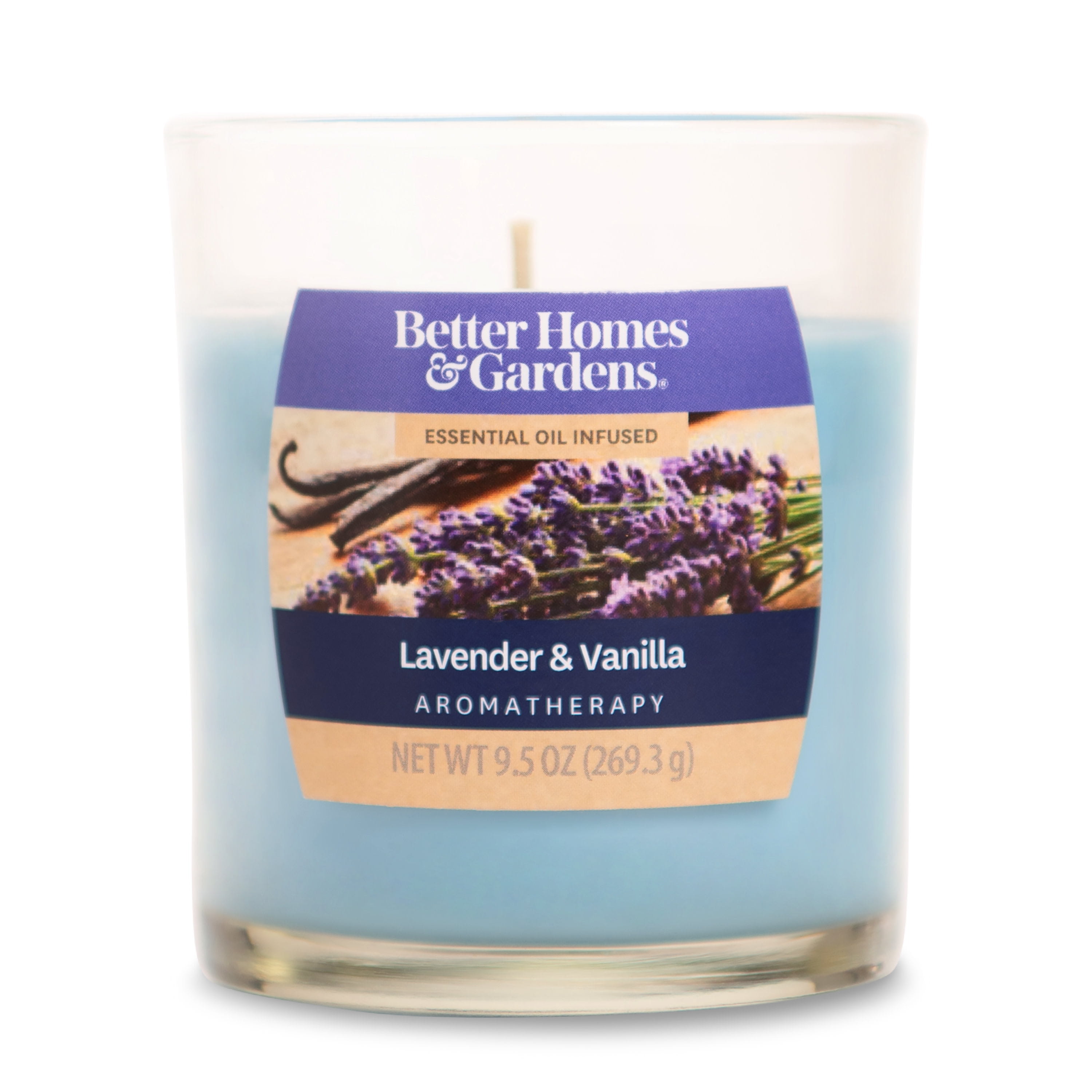 Better Homes & Garden Lavender & Chamomile Aromatherapy 9.5oz Jar Candle, Purple