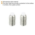 thumbnail image 5 of Uxcell M3x5mm 304 Stainless Steel Grub Screw Metric Hex Socket Head Nylon Cup Point Screws 10 Pack, 5 of 6