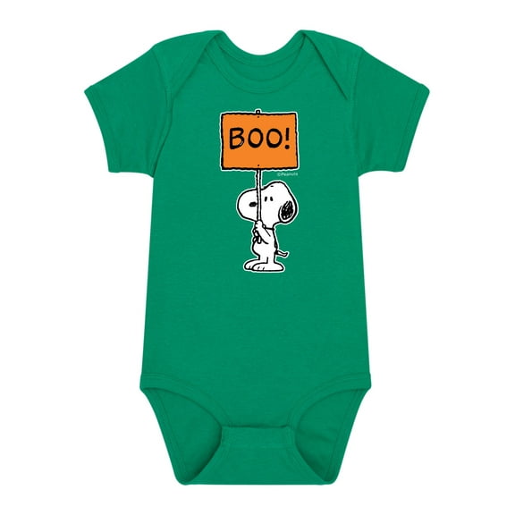 Peanuts - Snoopy Boo Sign - Infant Baby One Piece