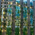 thumbnail image 5 of Cadena de luces solares para exteriores, cadena de luces solares de hiedra artificial 10M 100 LED TUNC Sencillez, 5 of 5