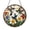 Acrylic 3.5 Inch, variant on Decorative Hummingbird Glass Style Window Art – Floral Theme