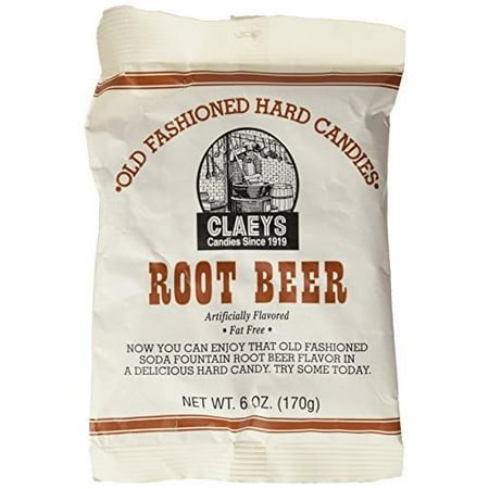 - Claey's Fat-Free Old Fashioned Root Beer Hard Candies, 6 Oz.