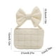 thumbnail image 3 of pstuiky Bolso bandolera de mujer con lazo plisado, bolso de hombro, color liso, 3 of 6