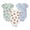 Snow White / Ballad Blue, variant on Baby Boys 3-Pack Bodysuit Set, Sizes NB-18M