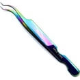 thumbnail image 1 of LLBA Lash Tweezer Professional Volume False Lash Application Tool | Multi Shapes & Purposes Tweezers | Non-Slip Grip Tweezers for Volume, Isolation & Classic Lashes (Galaxy, Save Time Inner Corner), 1 of 7
