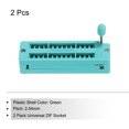 thumbnail image 3 of Uxcell Universal IC Test ZIF Socket 28 Pin 2.54mm Pitch Narrow for Microcontroller, Chip, Breadboard, 2 Pack, 3 of 6