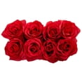thumbnail image 3 of Nearly Natural 1510-RD Roses Arrangement in Black Vase, Red, 3 of 3