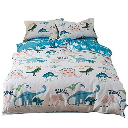 Lausonhouse 100% Cotton Dinosaur Print Duvet Cover Set for Kids Bedding - Twin  Walmart Canada