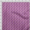 thumbnail image 4 of oneOone Polyester Spandex Purple Fabric Tropical Fabric For Sewing Printed Craft Fabric By The Yard 56 Inch Wide, 4 of 5