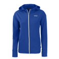 thumbnail image 2 of Women's Cutter & Buck  Blue Montana State Bobcats Vault Daybreak Eco Recycled Full-Zip Hoodie, 2 of 3